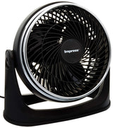 Impress IM-718TC 8 Inch Turbo Velocity Fan, 3-Speed, Wall-Mountable, Tilts 90 Degrees