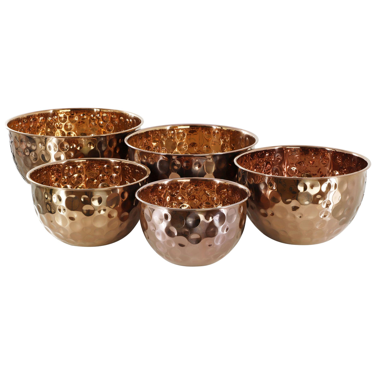 MegaChef Hammered Bowls product photo 2