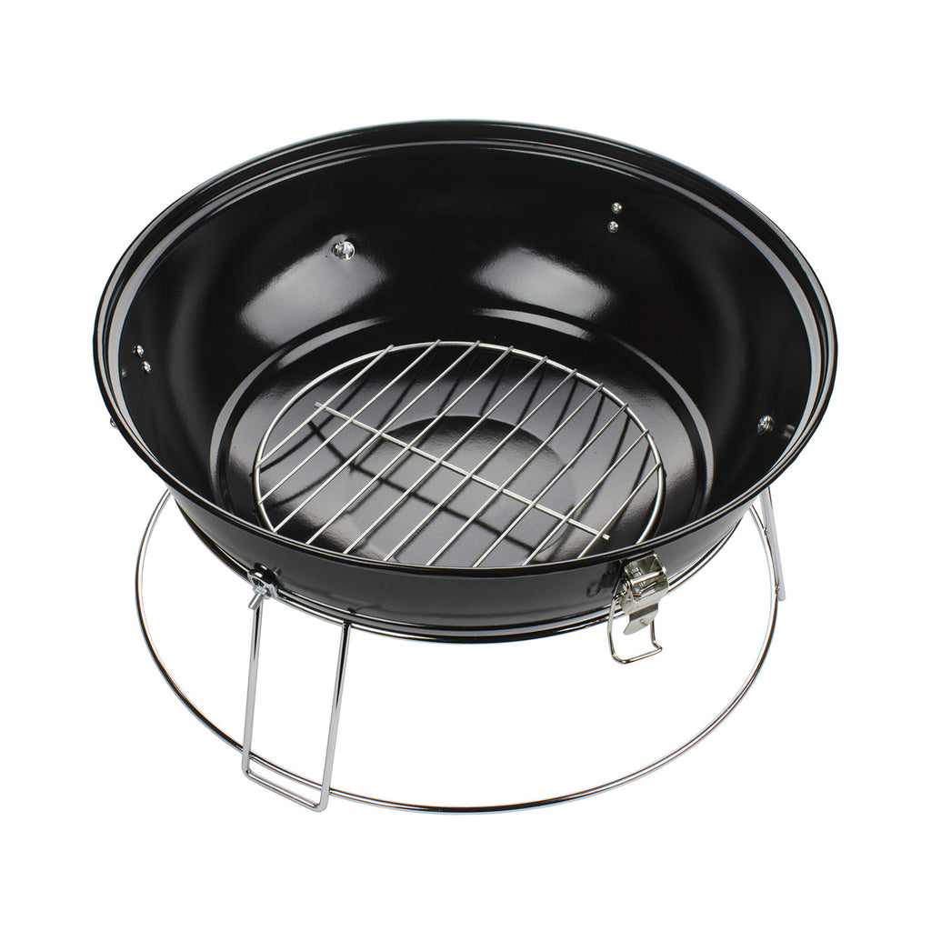 Brentwood BB-1400R 14 Inch Portable Charcoal BBQ Grill in Red with 150 Sq In Grate