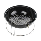 Brentwood BB-1400R 14 Inch Portable Charcoal BBQ Grill in Red with 150 Sq In Grate