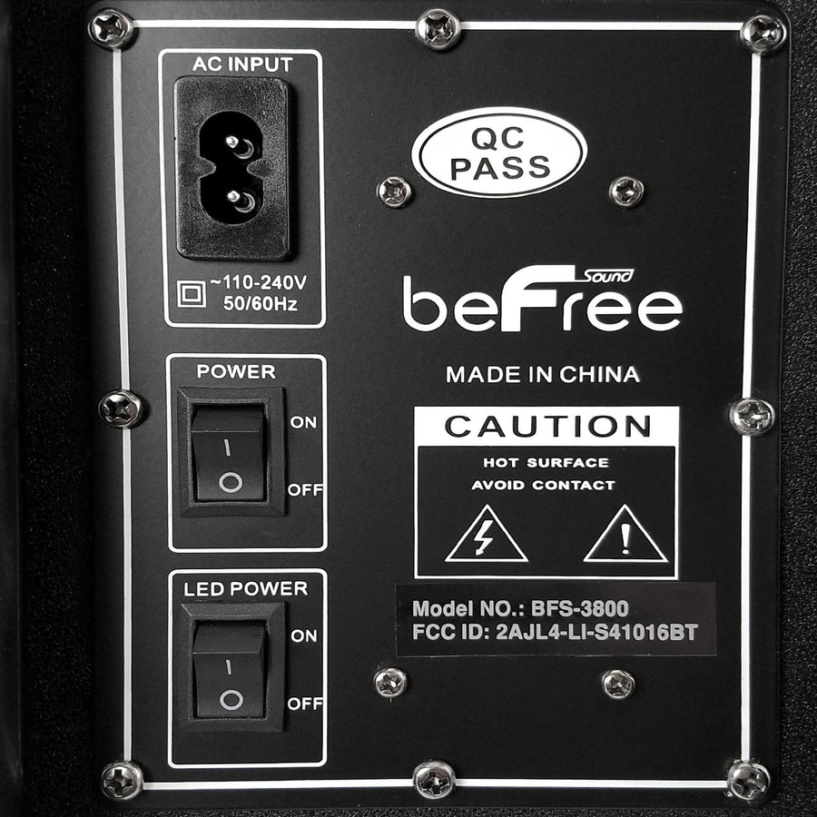 beFree Sound Projection Party Light Dome Portable Party Speaker