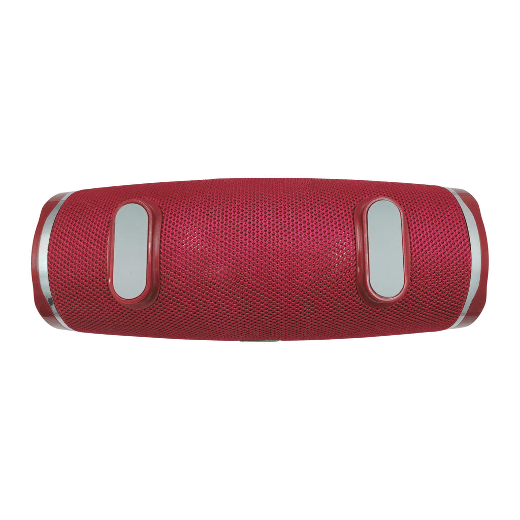SuperSonic Portable Bluetooth 5.0 Speaker – Red, 14W with FM Radio, USB/SD/AUX & Built-In Mic