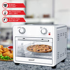 Brentwood 1700-Watt 24-Quart Convection Air Fryer Toaster Oven, Silver