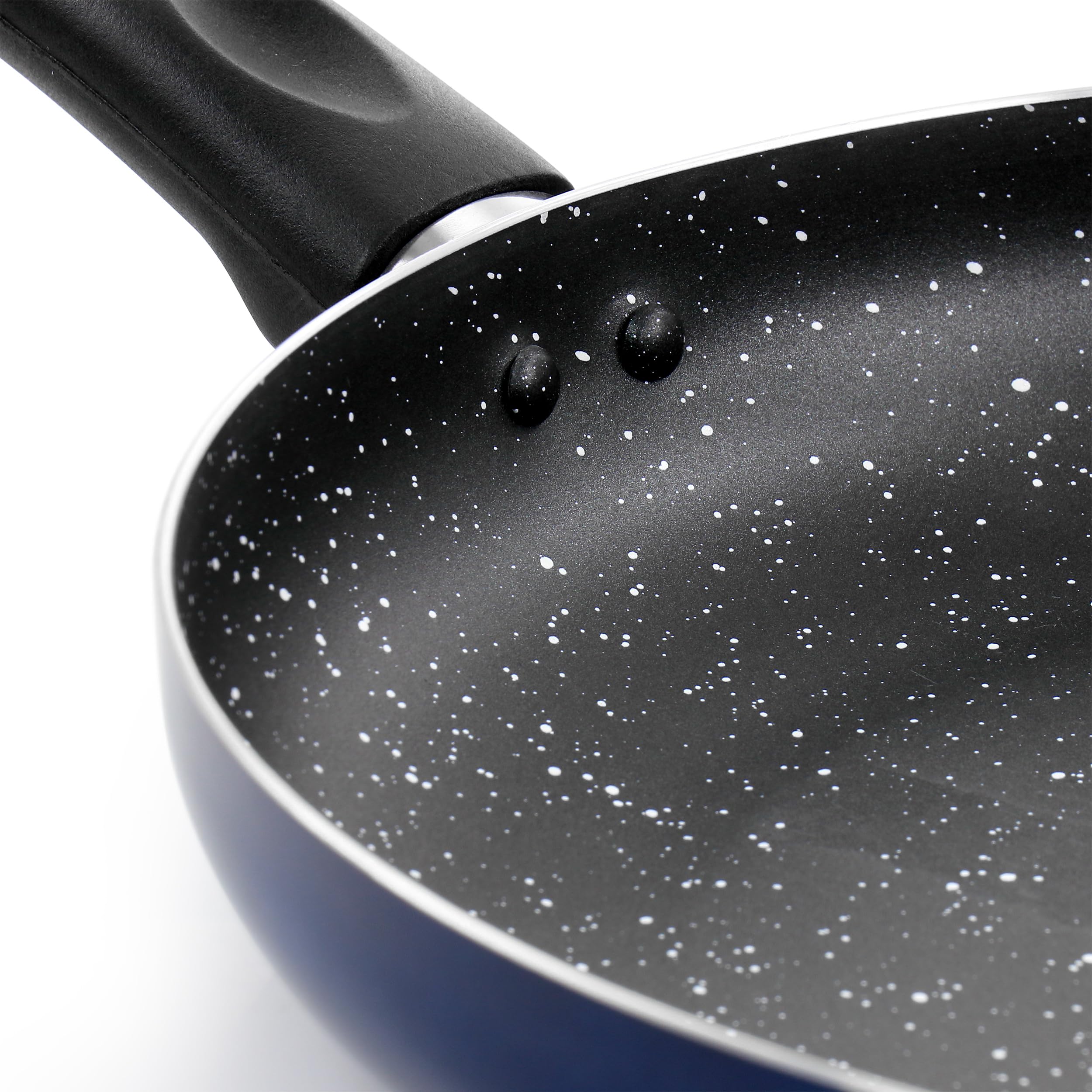 Oster Luneta 11.5-Inch Aluminum Nonstick Frying Pan, Blue
