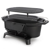 MegaChef cast iron hibachi charcoal grill product photo 5