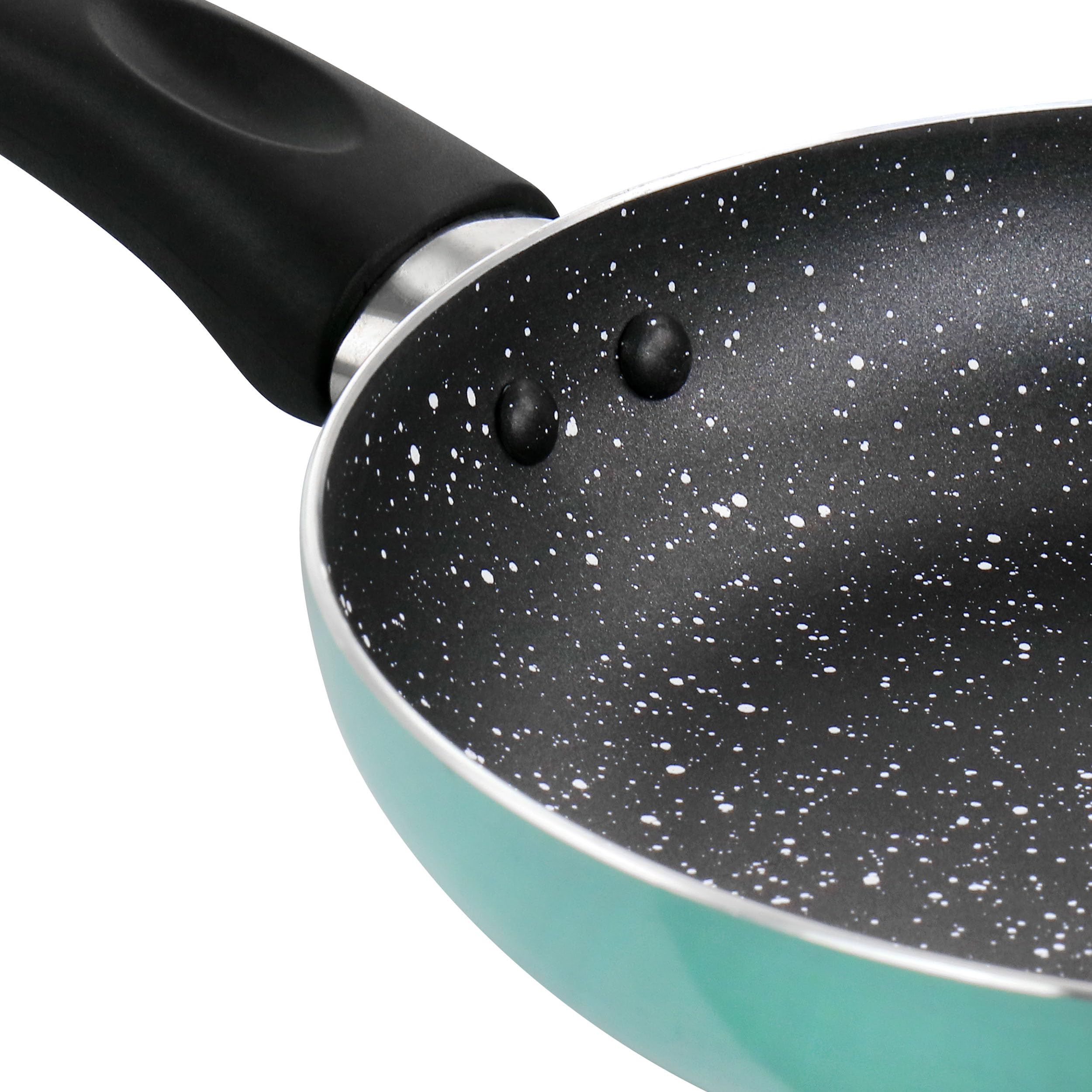 Oster Luneta 8-Inch Aluminum Nonstick Frying Pan, Turquoise