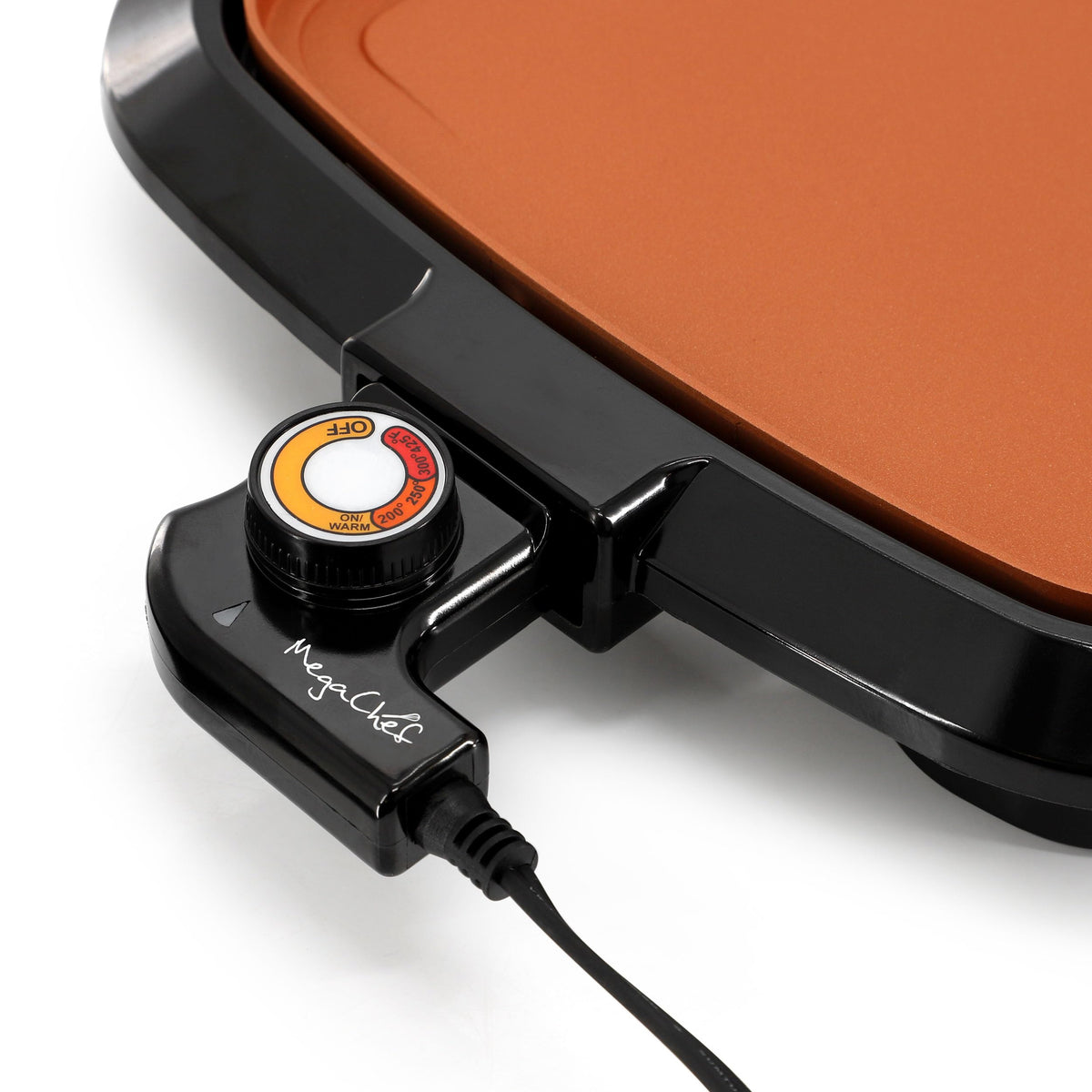 MegaChef 16 Inch Electric Grill with Copper Non-Stick Coating, 1200W