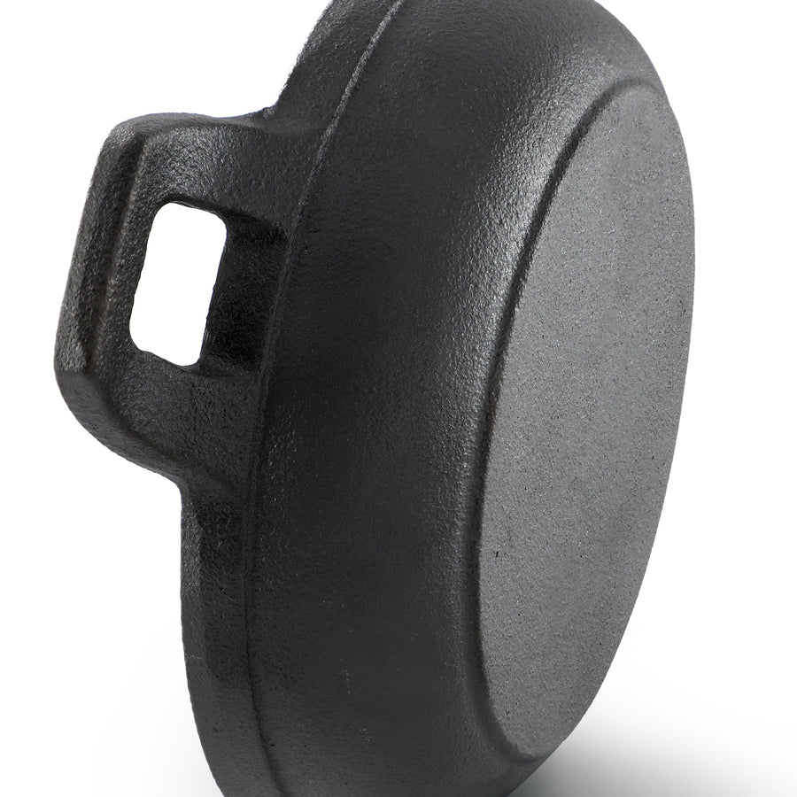 Megachef 5 Inch Round Cast Iron Frying Pan, Pre-Seasoned Indoor Outdoor Mini Skillet
