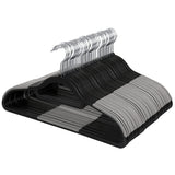Elama non-slip plastic hanger Black and Gray