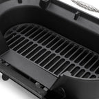 MegaChef Oval Cast Iron Portable Hibachi Charcoal Grill – Black Outdoor Tabletop BBQ for Camping & Tailgating
