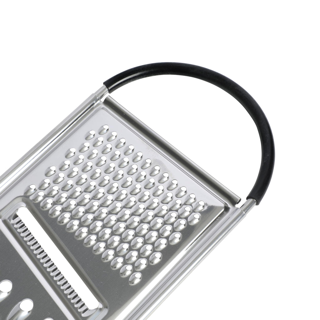 Oster Helmsdale Flat Cheese Grater with Anti-Slip Handle – Stainless Steel Handheld Grater & Zester for Cheese, Chocolate & Citrus