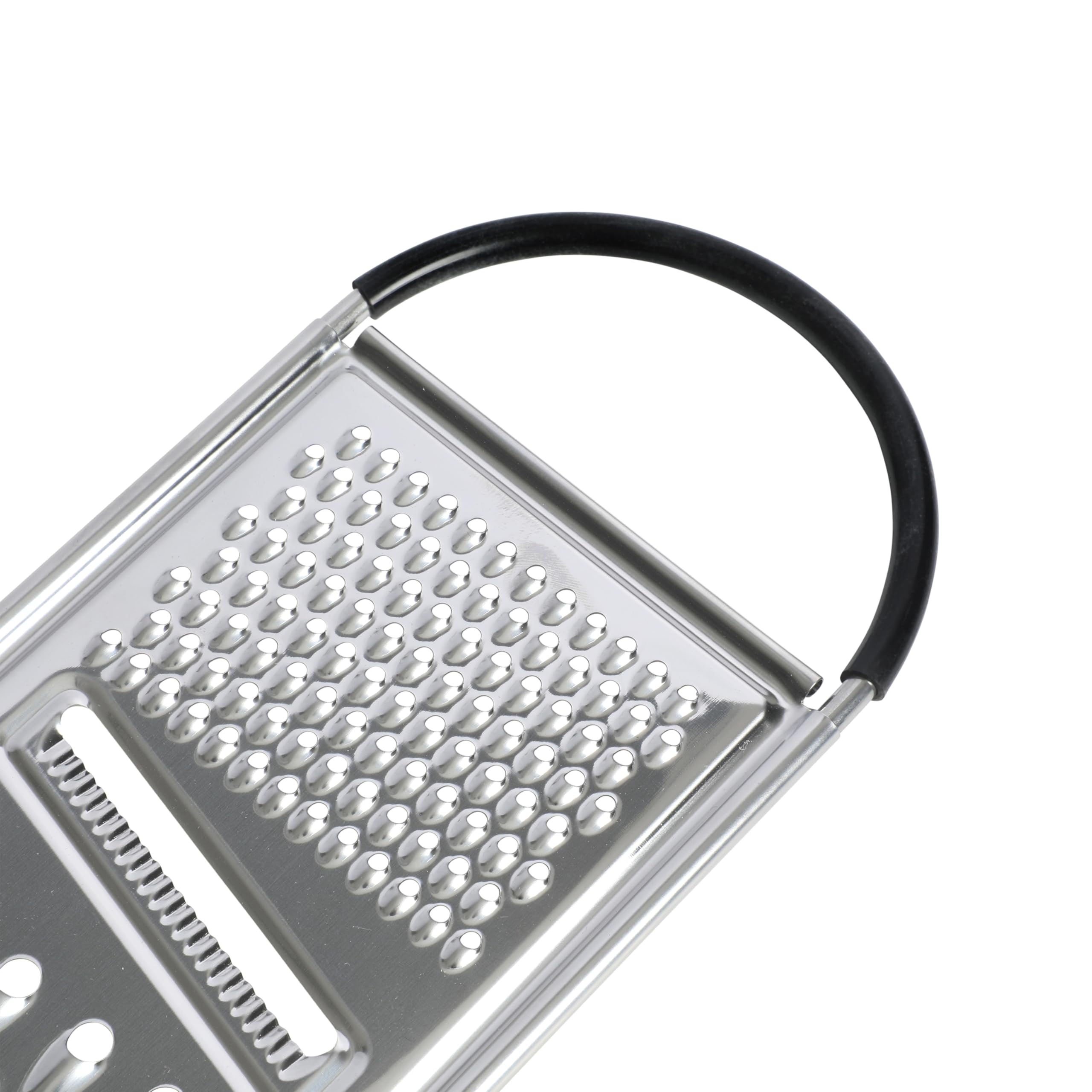 Oster Helmsdale Flat Cheese Grater with Anti-Slip Handle – Stainless Steel Handheld Grater & Zester for Cheese, Chocolate & Citrus