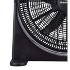 Brentwood Kool Zone F-20BKR 20 Inch High Velocity Floor Fan with 3 Speeds, Black