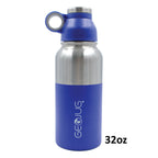 Brentwood GeoJug G-1040BL 40 oz Vacuum Insulated Stainless Steel Water Bottle, Blue