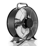 Vie Air VA-12DF 12 Inch High Velocity Dual-Speed Retro Metal Drum Fan