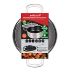 Brentwood B-DUH24L 5-Quart 3-Ply Hybrid Non-Stick Stainless Steel Dutch Oven with Tempered Glass Lid - Induction Ready, Oven Safe to 570°F