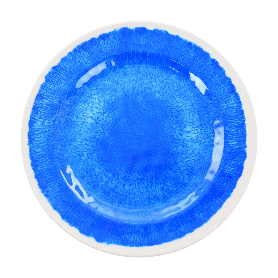 Elama Elly 12 Piece Blue Melamine Dinnerware Set, Service for 4