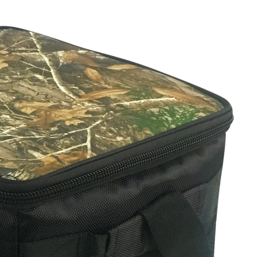 Brentwood Kool Zone CM-2400 24-Can Insulated Cooler Bag with Hard Liner, Realtree Edge Camo