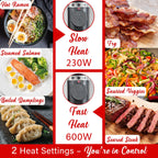 Brentwood HPS-3150BK 1.5L Multi-Function Electric Hot Pot Cooker with Steamer - Black