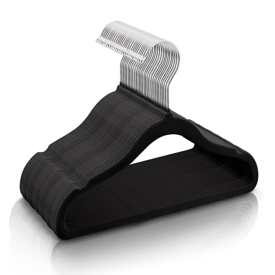 Elama kids velvet hanger Black