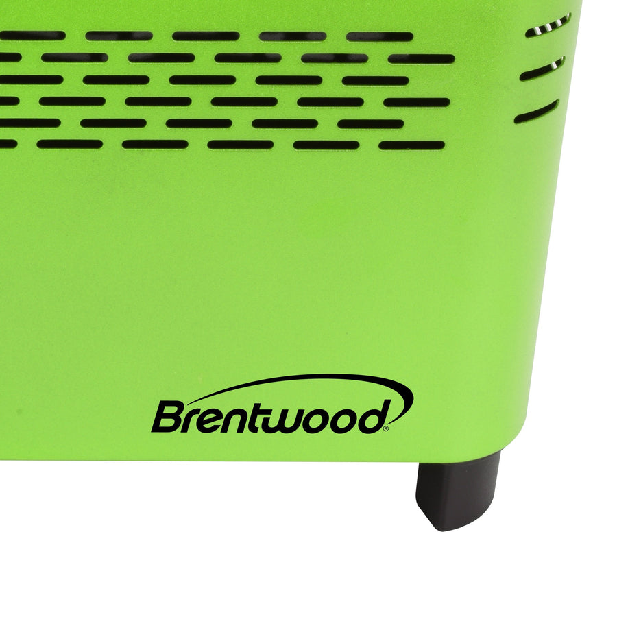 Brentwood BBF-31G Smokeless Portable Charcoal BBQ Grill, Non-Stick, Green