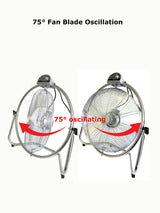Optimus F-4208 20 in. Industrial-Grade Oscillating High-Velocity Fan