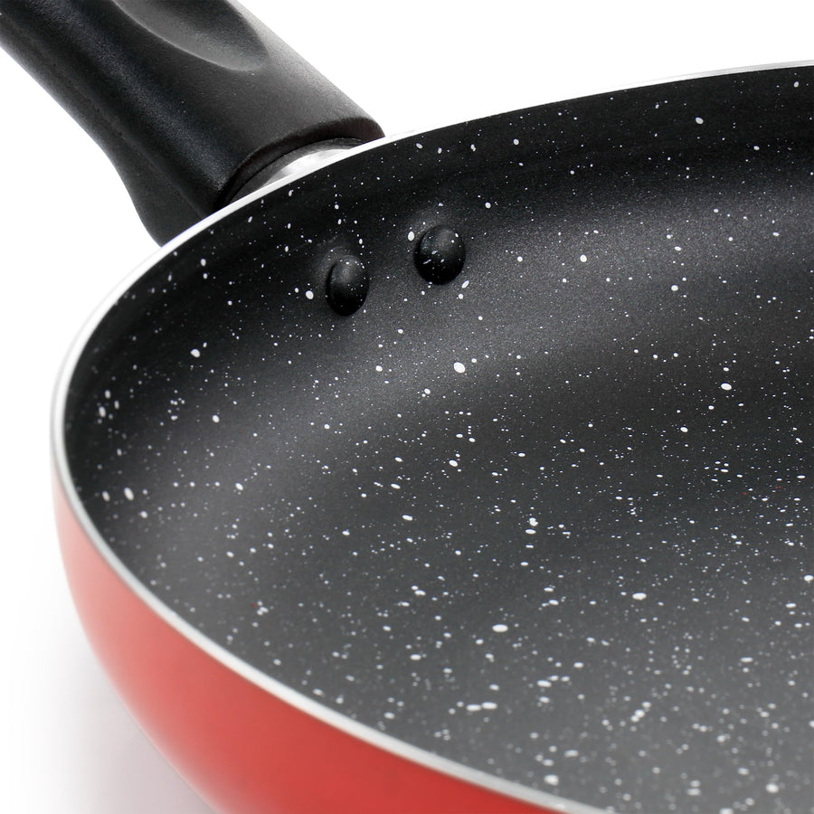 Oster 7-Piece Nonstick Aluminum Cookware Set, Red