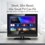 SuperSonic 15.6-Inch 1080p LED Smart TV with 12V Car Adapter, Black