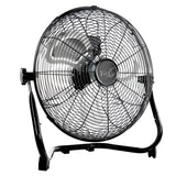 Vie Air 20 Inch Twin Pack Industrial High-Velocity Tilting Metal Floor Fans, 3-Speed, Black (2 Fans)