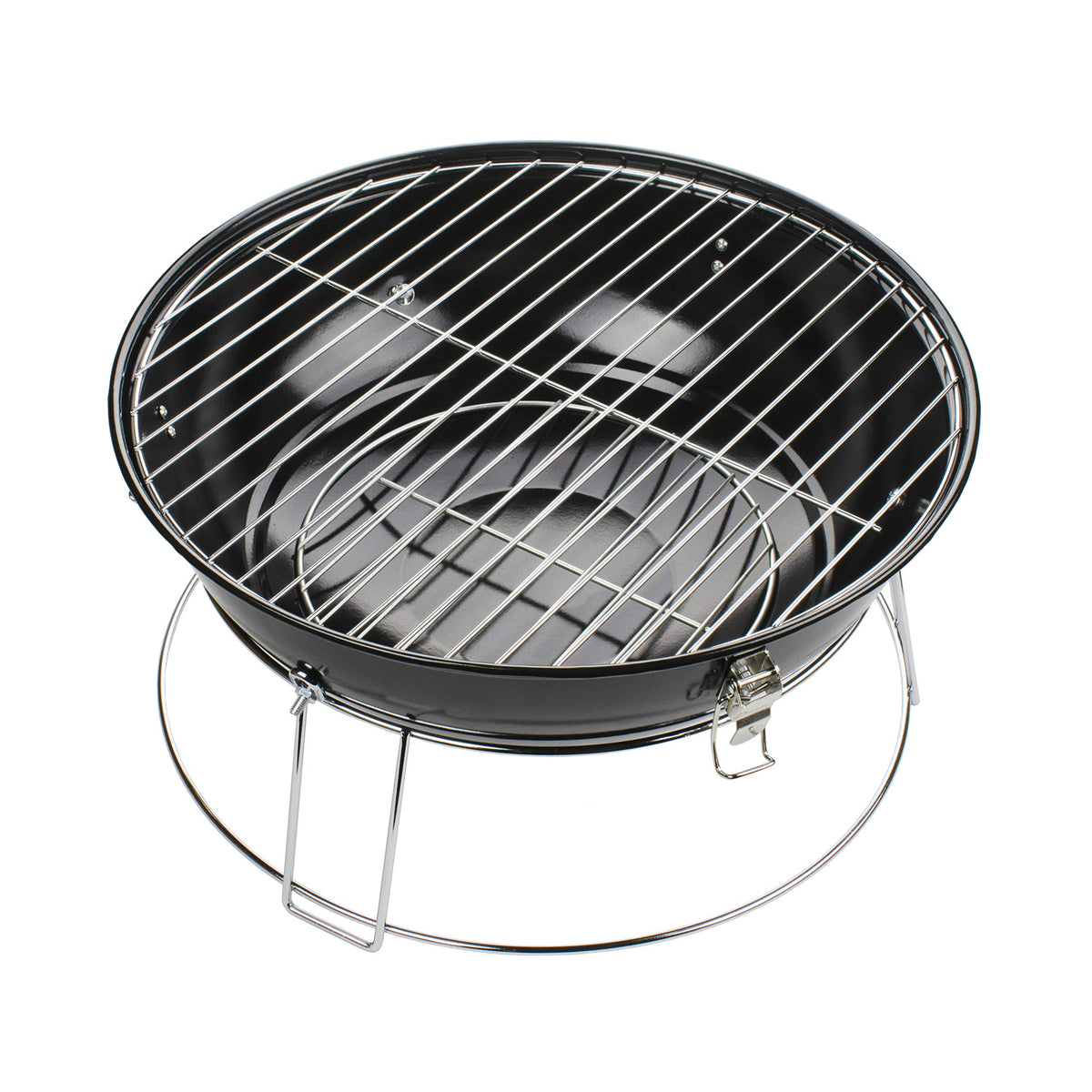 Brentwood portable charcoal grill with 14 inch cooking grate