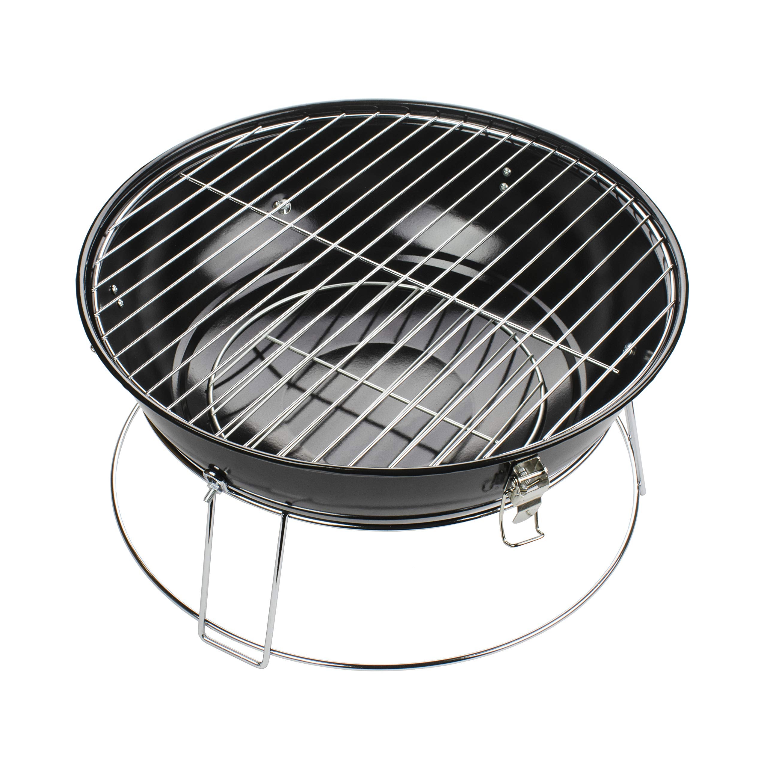Brentwood BB-1400R 14 Inch Portable Charcoal BBQ Grill in Red with 150 Sq In Grate