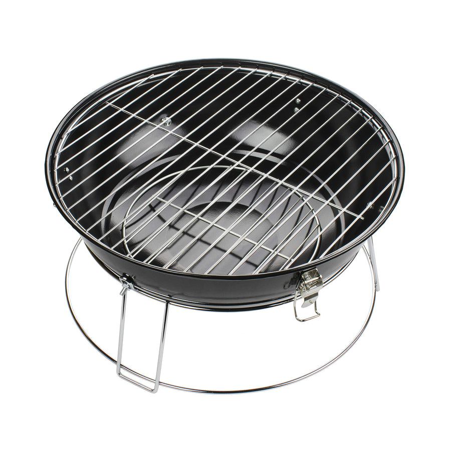 Brentwood portable charcoal grill with 14 inch cooking grate