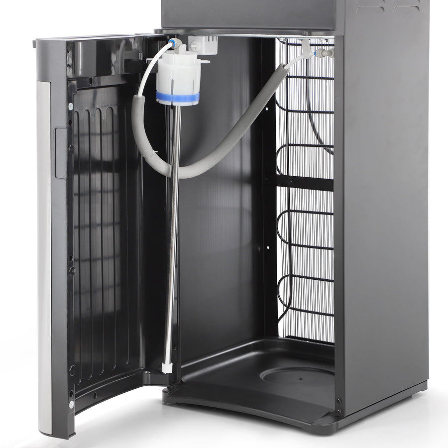 MegaChef MWD-1000 5-Gallon Bottom-Load Water Dispenser with UV Self-Cleaning, Hot/Room/Cold