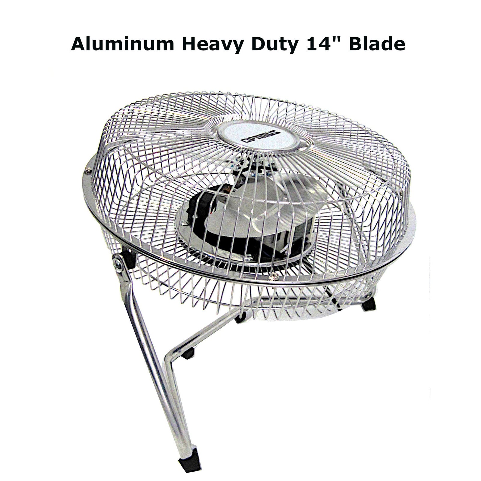 Optimus F-4092 9-Inch Industrial Grade High Velocity Fan, 2 Speeds, All Metal, Wall Mountable