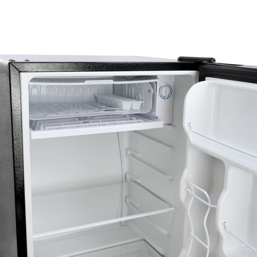 MegaChef 3.2 Cubic Foot Compact Mini Refrigerator with Freezer in Black