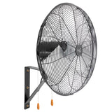 Vie Air 20 Inch Indoor Oscillating Heavy Duty Metal Wall Fan, 3-Speed with 90 Degree Oscillation