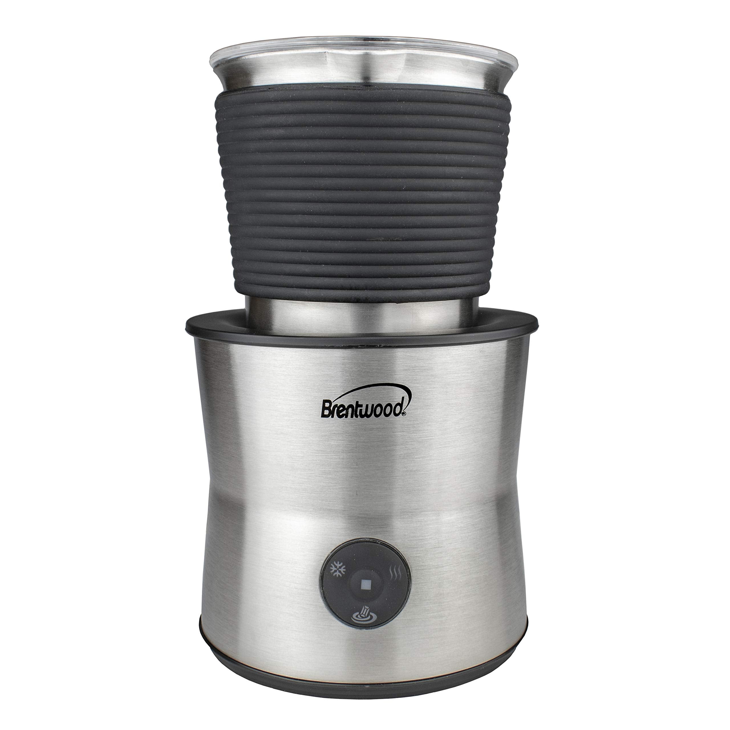 Brentwood GA-401S 15 oz cordless stainless steel electric milk frother, warmer and hot chocolate maker