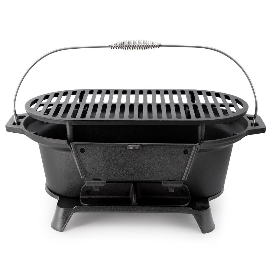 MegaChef cast iron hibachi charcoal grill product photo 2
