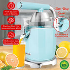 Brentwood 200-Watt Electric Citrus Juicer, Blue