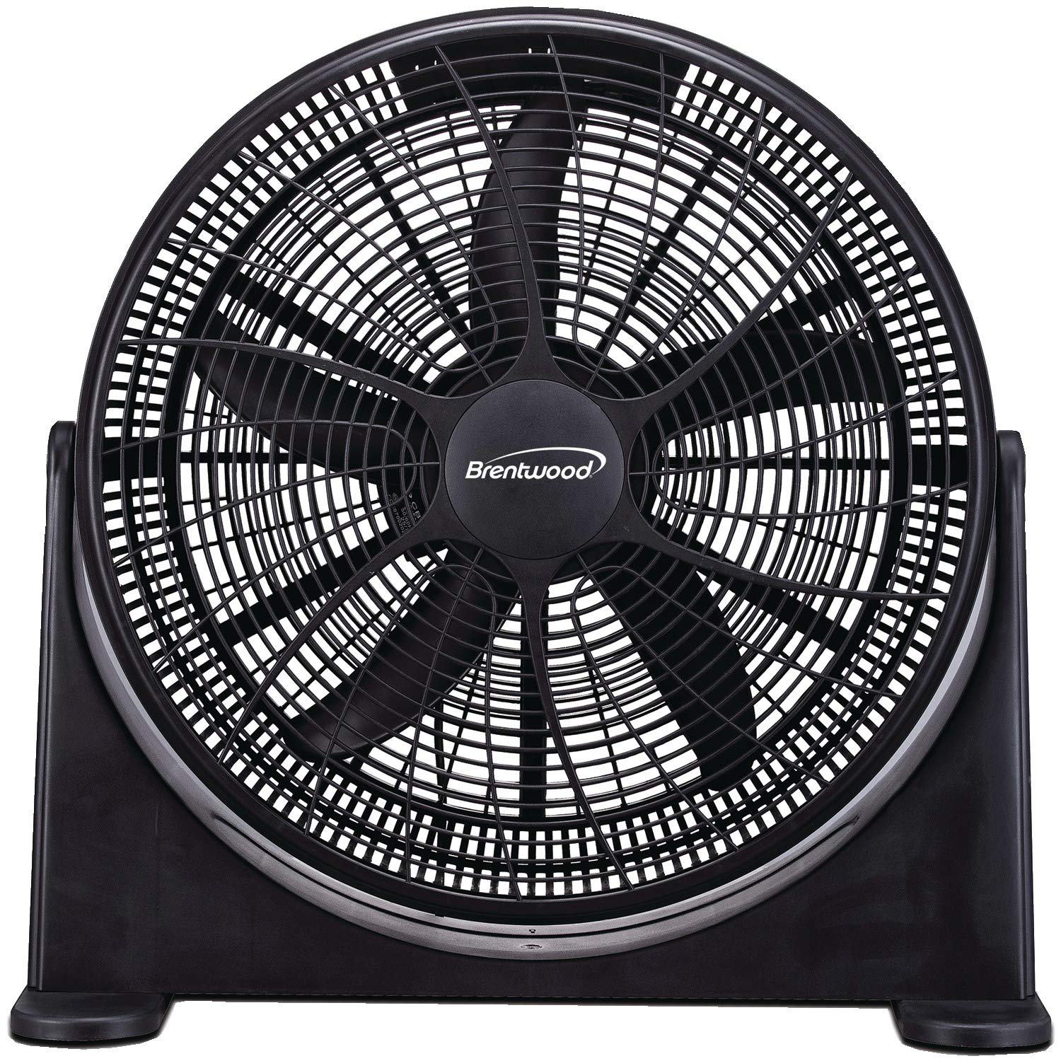 Brentwood Kool Zone F-20BKR 20 Inch High Velocity Floor Fan with 3 Speeds, Black