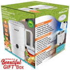 Brentwood KT-1504W Collapsible Stainless Steel Cordless Electric Travel Kettle & Hot Pot - White, 650W, 27oz