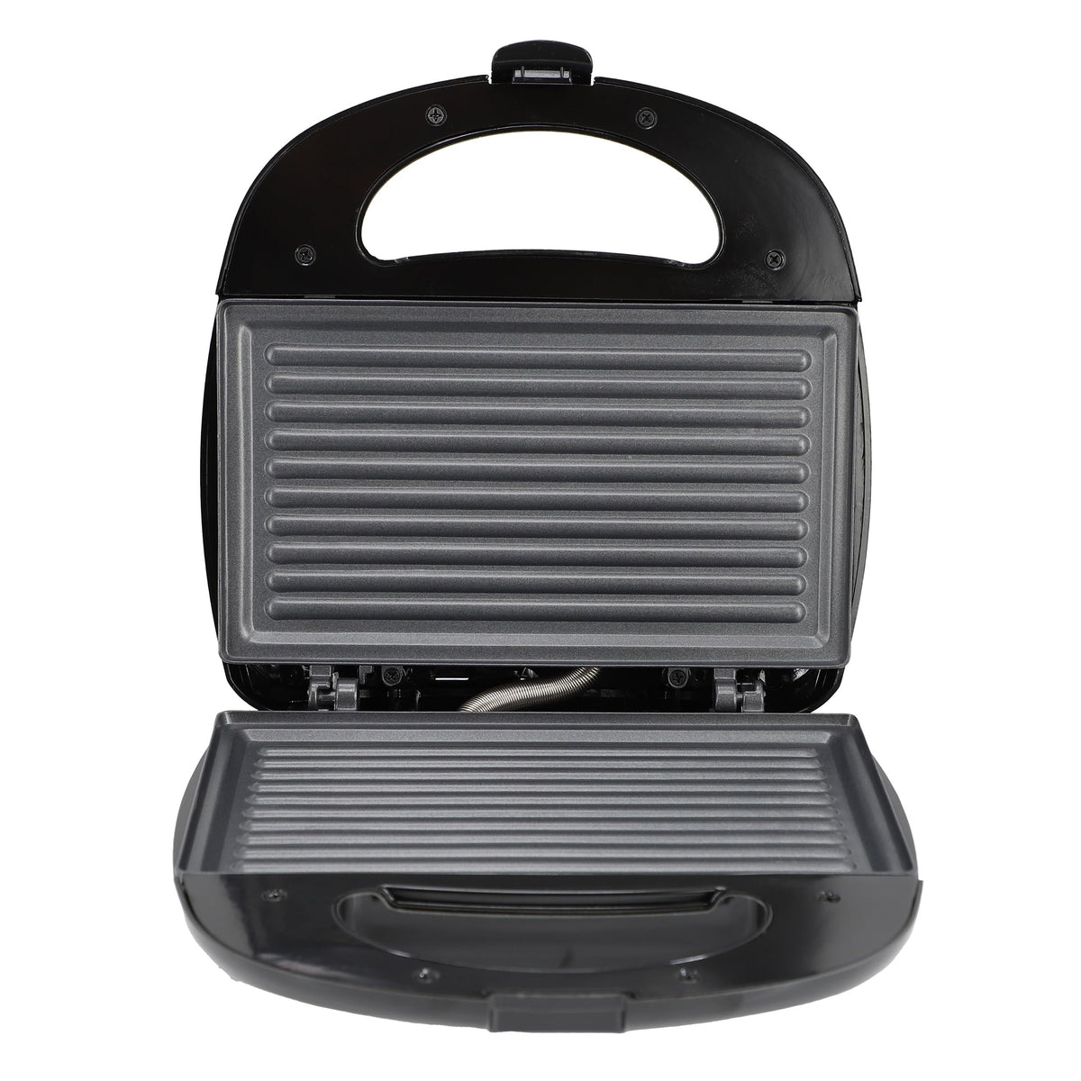 MegaChef Compact Electric Panini Press and Sandwich Maker, Black