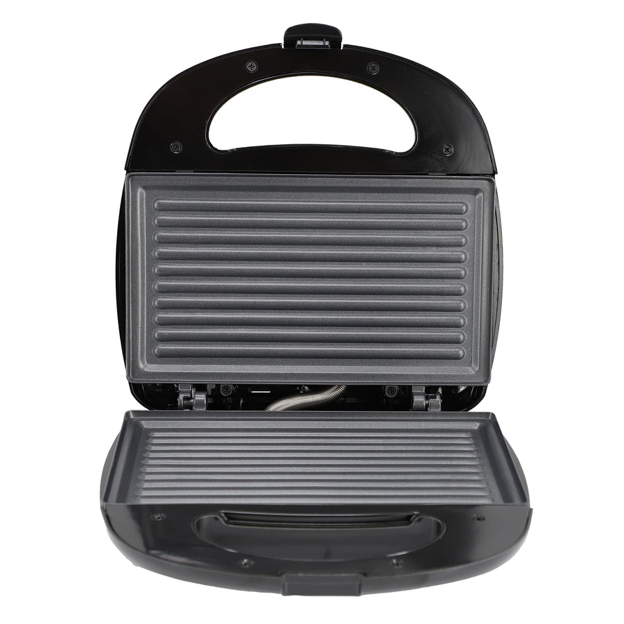 MegaChef Compact Electric Panini Press and Sandwich Maker, Black