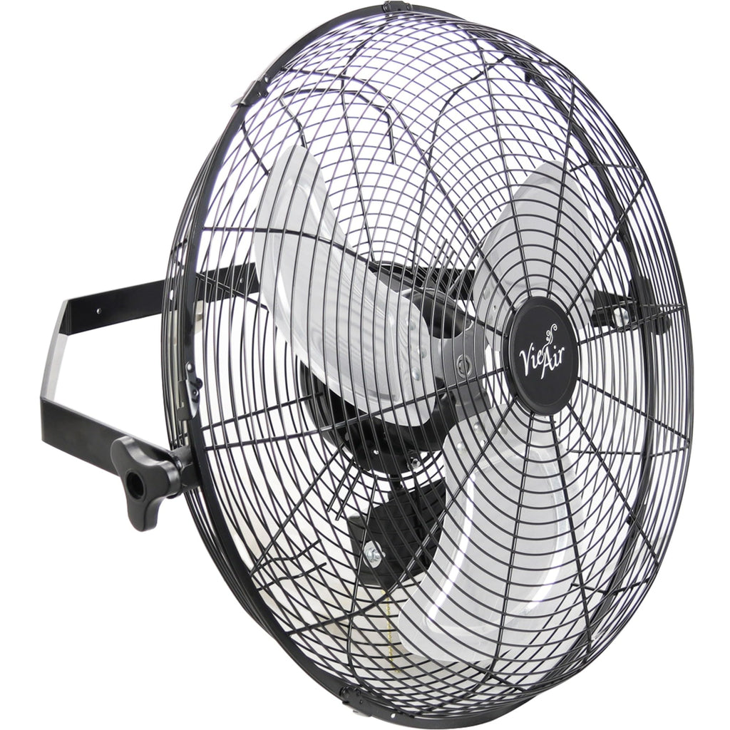 Vie Air Dual-Function 18" Wall-Mountable & Floor Fan – 3-Speed Industrial Air Circulator for Garage, Workshop, Gym & Home