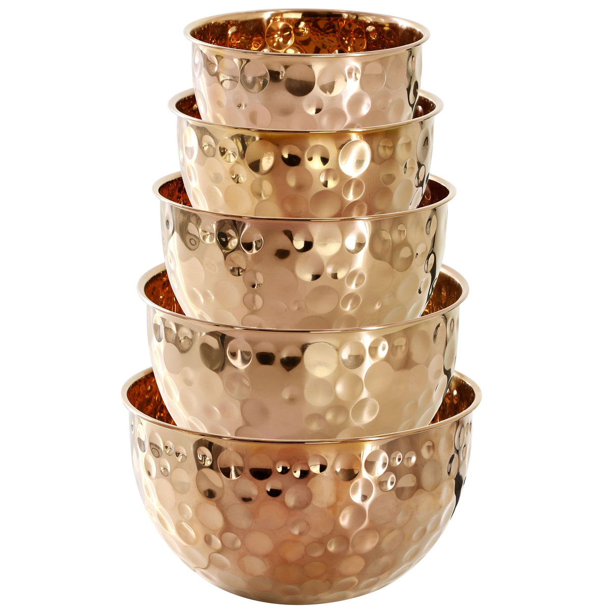 MegaChef Hammered Bowls product photo 3