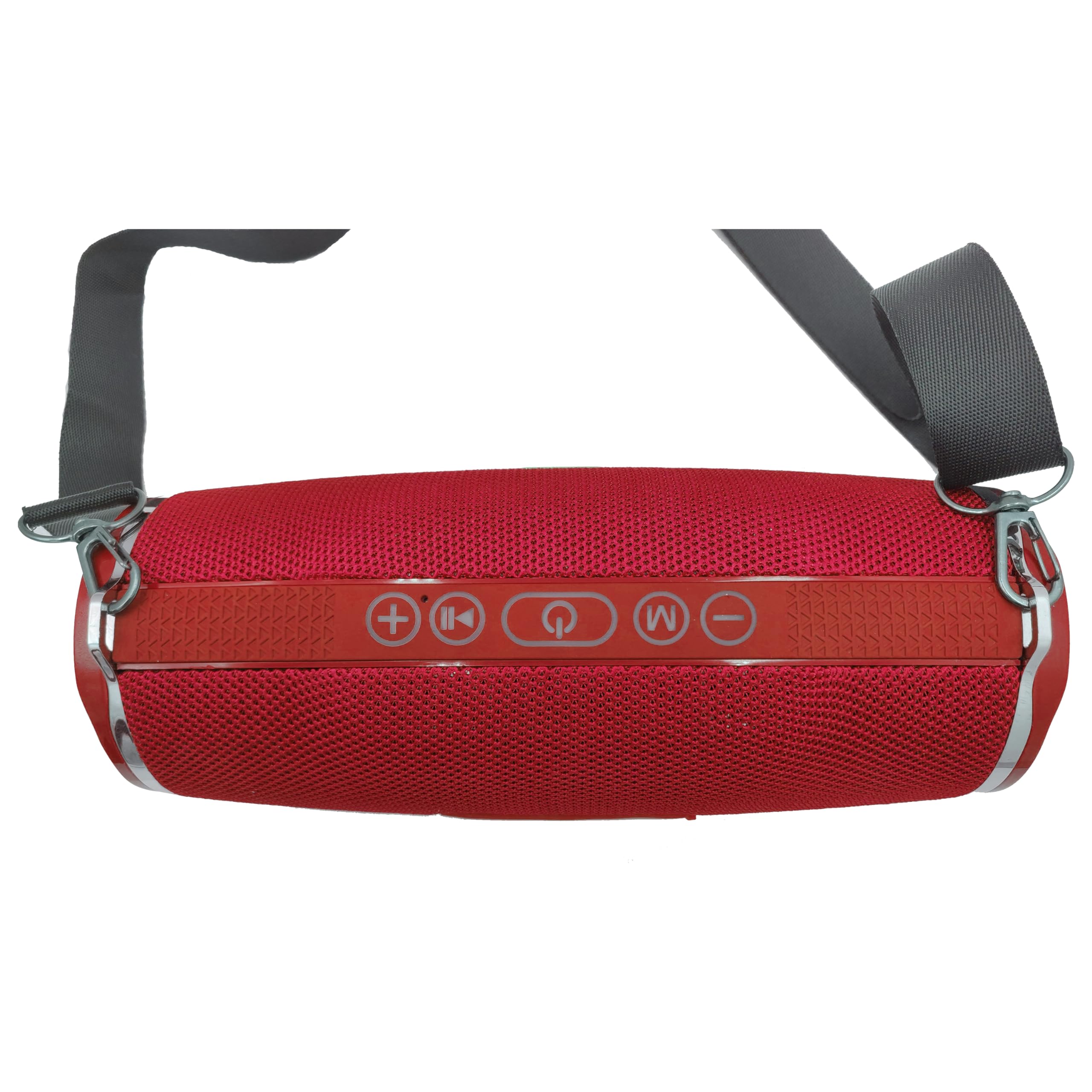 SuperSonic Portable Bluetooth 5.0 Speaker – Red, 14W with FM Radio, USB/SD/AUX & Built-In Mic