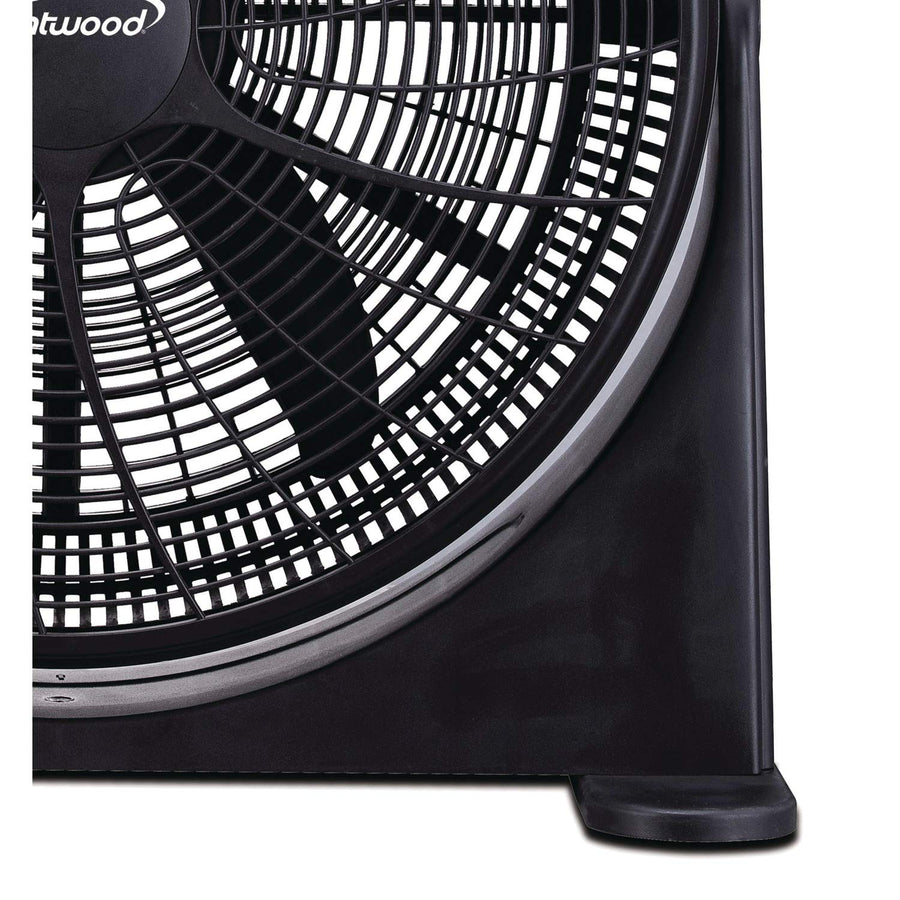 Brentwood Kool Zone F-20BKR 20 Inch High Velocity Floor Fan with 3 Speeds, Black