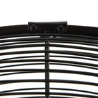 Vie Air 30-Inch Wall Mountable Oscillating Fan – 3-Speed Heavy-Duty Commercial Tuxedo Black