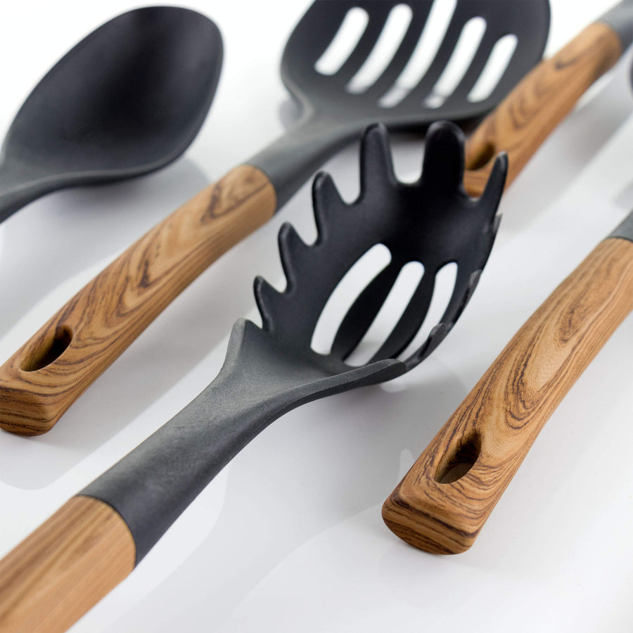 Nylon pasta spoon and spoon heads, nonstick safe