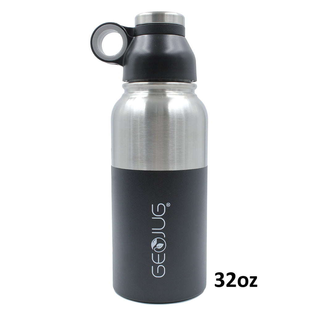 Brentwood GeoJug G-1040BL 40 oz Vacuum Insulated Stainless Steel Water Bottle, Blue